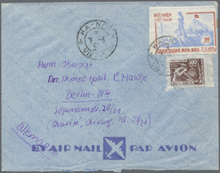 Vietnam-Nord (1945-1975): 1953/54, Airmail Cover Addressed To Berlin, East Germany, Bearing Blacksmi - Vietnam