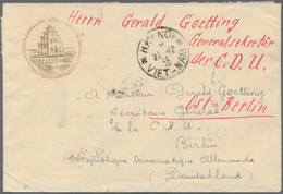 Vietnam-Nord (1945-1975): 1953/55, Cover Addressed To Berlin Bearing Four Victory At Dien Bien Phu 1 - Vietnam