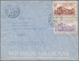 Vietnam-Nord (1945-1975): 1954/56, Airmail Cover Addressed To Karl-Marx-Stadt, East Germany, Bearing - Viêt-Nam