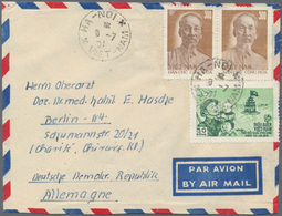 Vietnam-Nord (1945-1975): 1955/57, Airmail Cover Addressed To Berlin, East Germany, Bearing Liberati - Viêt-Nam