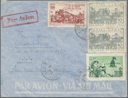 Vietnam-Nord (1945-1975): 1955/56, Airmail Cover Addressed To Karl-Marx-Stadt, East Germany, Bearing - Viêt-Nam