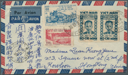 Vietnam-Nord (1945-1975): 1956, Vietnam-Nord Railway-line Hanoi/Nuc-Nam-Quan 100 D Blue And Embankme - Vietnam