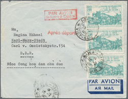 Vietnam-Nord (1945-1975): 1956, Airmail Cover Addressed To Karl-Marx-Stadt, East Germany, Bearing Th - Vietnam