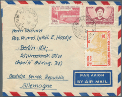 Vietnam-Nord (1945-1975): 1956, Mac-Thi-Buoi 1000 D Rose/lilac, Embankment-dam 300 D Perf. 11½ And D - Viêt-Nam