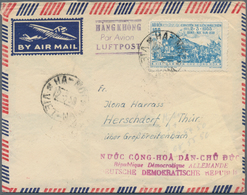 Vietnam-Nord (1945-1975): 1958 Airmail Cover From Ha-Noi To Herschdorf, German Dem. Rep., Franked By - Vietnam