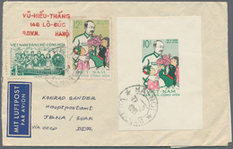 Vietnam-Nord (1945-1975): 1960, Cover Addressed To Jena-Saale, East Germany, Bearing Census 1xu Gray - Vietnam