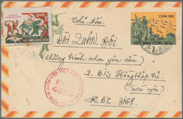 Vietnam-Süd - Militärpostmarken: 1969, Tet-offensive Military Mail Stamp Tied To Military Mail Envel - Viêt-Nam