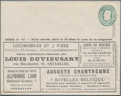 Thematik: Anzeigenganzsachen / Advertising Postal Stationery: 1876, Belgium. Advertisment Cover 10c - Non Classificati