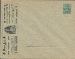 Thematik: Anzeigenganzsachen / Advertising Postal Stationery: 1902 (approx.), German Reich. Private - Unclassified