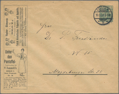 Thematik: Anzeigenganzsachen / Advertising Postal Stationery: 1902, German Reich. Private Advert Cov - Sin Clasificación