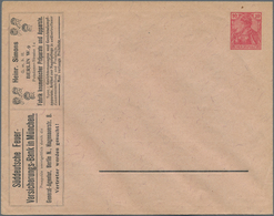 Thematik: Anzeigenganzsachen / Advertising Postal Stationery: 1902 (approx.), German Reich. Private - Unclassified