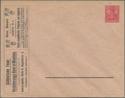 Thematik: Anzeigenganzsachen / Advertising Postal Stationery: 1902 (approx.), German Reich. Private - Ohne Zuordnung