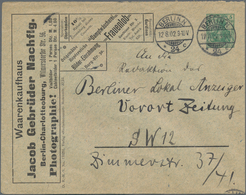 Thematik: Anzeigenganzsachen / Advertising Postal Stationery: 1902, German Reich. Private Advert Cov - Non Classificati