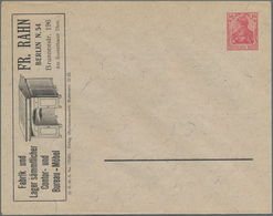 Thematik: Anzeigenganzsachen / Advertising Postal Stationery: 1902 (approx.), German Reich. Private - Unclassified