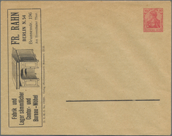 Thematik: Anzeigenganzsachen / Advertising Postal Stationery: 1902 (approx.), German Reich. Private - Unclassified