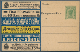 Thematik: Anzeigenganzsachen / Advertising Postal Stationery: 1906 (approx), Austria. Private Advert - Sin Clasificación