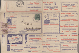 Thematik: Anzeigenganzsachen / Advertising Postal Stationery: 1907, Anzeigenkartenbrief 5 Pfg. Germa - Unclassified