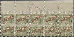 Thematik: Bäume-Palmen / Trees-palms: 1913, HAITI: Definitive Issue 8c. Olive-green 'Entrance To Cat - Alberi