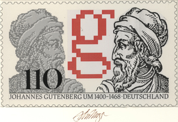 Thematik: Druck / Printing: 2000, Bund, Nicht Angenommener Künstlerentwurf (26x15,5) Von Prof. H.Sch - Ohne Zuordnung