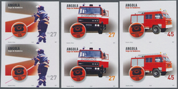 Thematik: Feuerwehr / Firebrigade: 2004, Fire Brigade Complete Set Of Three (different Cars And Fire - Bombero