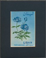Thematik: Flora, Botanik / Flora, Botany, Bloom: 1964, Libanon, Issue Flowers, Artist Drawing (190x1 - Other & Unclassified