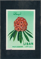 Thematik: Flora, Botanik / Flora, Botany, Bloom: 1964, Libanon, Issue Flowers, Artist Drawing (101x1 - Other & Unclassified