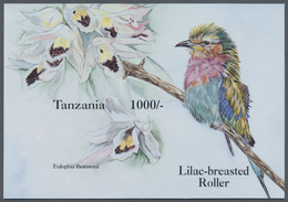 Thematik: Flora-Orchideen / Flora-orchids: 1994, Tanzania. Imperforate Souvenir Sheet (1 Value) From - Orchidées