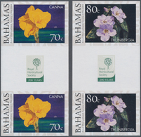 Thematik: Flora-Orchideen / Flora-orchids: 2004, Bahamas. Complete Set "200 Years Royal Horticultura - Orchideeën