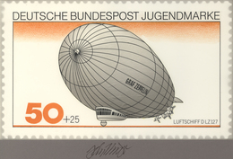 Thematik: Flugzeuge, Luftfahrt / Airoplanes, Aviation: 1978 Bund, Nicht Angenommener Künstlerentwurf - Flugzeuge