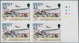 Thematik: Flugzeuge, Luftfahrt / Airoplanes, Aviation: 1999, JERSEY: 125 Years Of United Postal Unio - Vliegtuigen