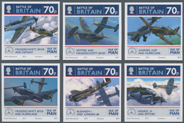 Thematik: Flugzeuge, Luftfahrt / Airoplanes, Aviation: 2010 And 2015, Isle Of Man. Complete Set "70t - Aviones