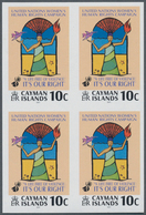 Thematik: Frauen / Women: 2001, Cayman Islands. IMPERFORATE Block Of 4 For The Issue "Campaign For T - Non Classificati