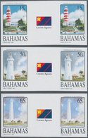 Thematik: Leuchttürme / Lighthouses: 2004, BAHAMAS: Lighthouses Complete Set Of Five (Elbow Reef, Gr - Leuchttürme