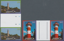 Thematik: Leuchttürme / Lighthouses: 2011, JAMAICA: Lighthouses Complete Set Of Four (Negril, Morant - Lighthouses