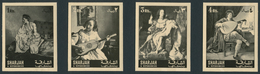Thematik: Malerei, Maler / Painting, Painters: 1967, Sharjah, Paintings, Eleven Imperforate Photogra - Sonstige & Ohne Zuordnung