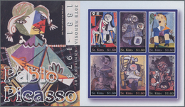 Thematik: Malerei, Maler / Painting, Painters: 2003, St. Kitts. IMPERFORATE Miniature Sheet Of 6 For - Other & Unclassified