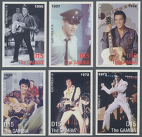 Thematik: Musik / Music: 2005, The Gambia. Complete Set "70th Birthday Of Elvis Presley" (6 Values) - Musica