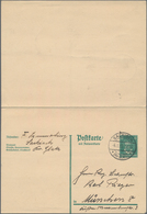 Thematik: Musik-Komponisten / Music-composers: 1932. Reply Card 8+8 Pf Beethoven With Striking Verti - Muziek