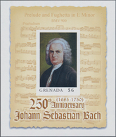 Thematik: Musik-Komponisten / Music-composers: 2000, GRENADA: 250th Anniversary Of Johann Sebastian - Musica