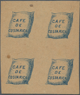 Thematik: Nahrung-Kaffee / Food-coffee: 1922, COSTA RICA: Coffee Export Complete Set Of Six With Opt - Alimentation