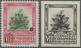 Thematik: Nahrung-Kaffee / Food-coffee: 1940, COLOMBIA: Coffee Plant (Nicotinia Tabacum) Two PROOFS - Ernährung