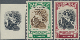 Thematik: Nahrung-Kaffee / Food-coffee: 1950, COSTA RICA: Agriculture Exposition In Cartago 10col. ' - Food