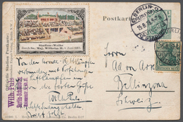 Thematik: Olympische Spiele / Olympic Games: 1919, Deutsches Reich, Privat-Postkarte 5 Pf Germania » - Other & Unclassified