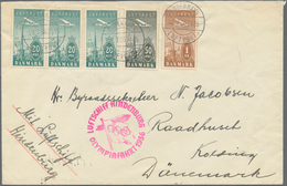 Thematik: Olympische Spiele / Olympic Games: 1936, Olympiafahrt Cover From Denmark With Nice Airmail - Other & Unclassified