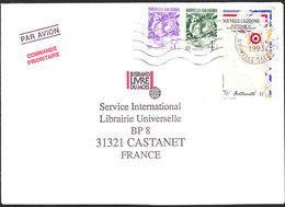 NOUVELLE CALEDONIE Lettre De NOUMEA Du 23/6/1993 YT 605/606 - Covers & Documents