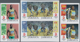 Thematik: Olympische Spiele / Olympic Games: 2008, JAMAICA: Summer Olympics Beijing Complete Set Of - Other & Unclassified