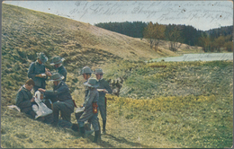 Thematik: Pfadfinder / Boy Scouts: 1915. "Pfadfinder Bei Ester Hilfe", Farbige Ansichtskarte Mit Rs. - Andere & Zonder Classificatie