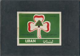 Thematik: Pfadfinder / Boy Scouts: 1962, Libanon, Issue Boy Scouts Artist Drawing(133x103) Badge Of - Autres & Non Classés