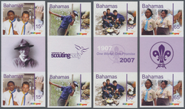 Thematik: Pfadfinder / Boy Scouts: 2007, Bahamas. Complete Set "100 Years Scout Movement" (4 Values) - Otros & Sin Clasificación