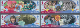 Thematik: Pfadfinder / Boy Scouts: 2010, Isle Of Man. Complete Set "100 Years Of Girl Scouts" (8 Val - Autres & Non Classés